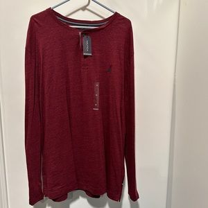 NEW Nautica Men’s Shirt - XXL - Burgundy - Never Worn - Excellent Conditio